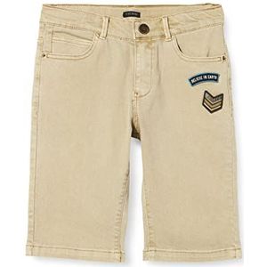 IKKS Junior Shorts Denim Patchs XU25143.61 Bermudashorts, middelgroot, beige, 3 jaar, jongens