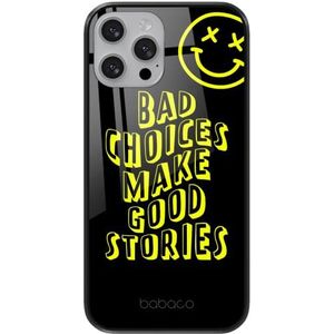 ERT GROUP mobiel telefoonhoesje voor Huawei P20 origineel en officieel erkend Babaco patroon Bad choices 002 gemaakt van gehard glas, beschermhoes
