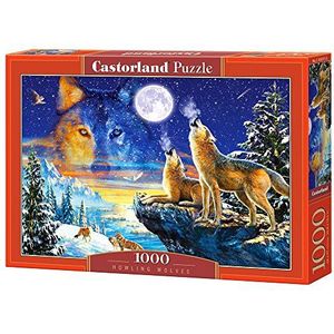 Howling Wolves (1000 stukjes) - Castorland Puzzel