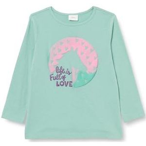 s.Oliver T-shirt voor meisjes met lange mouwen, groen, 92 cm