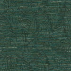 Rasch Behang 866827 - Vliesbehang met bladeren in donkergroen uit de collectie Symphony - 10,05 m x 0,53 m (LxB)