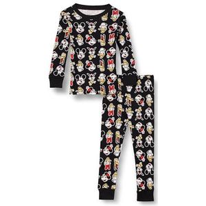 Amazon Essentials Jongens Disney Star Wars Marvel Family bijpassende katoenen pyjama slaapsets, 2-delige Mickey en vrienden, 4-5 jaar