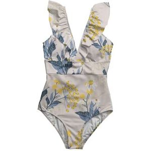 Averie Briony eendelig badpak voor dames, wit, 3XL