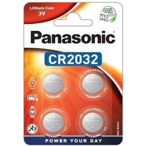 CR2032 Lithium Knoopcel 4 Stuks Panasonic