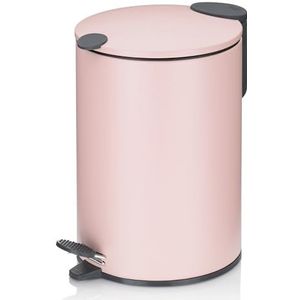 Pedaal Afvalemmer, 3 L, Wolk Roze - Kelas-sMats