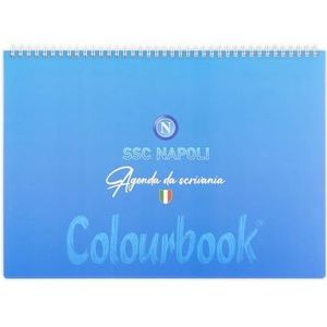 Colourbook Napoli SSCN weekplanner, 34 x 24 cm, blauw