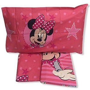 Disney beddengoed Minnie 1 Piazza, katoen, roze