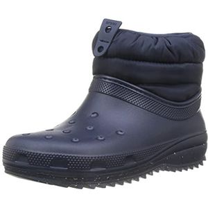 Crocs Klassieke Neo Puff Shorty Boot voor dames W Snow, marineblauw, 33/34 EU