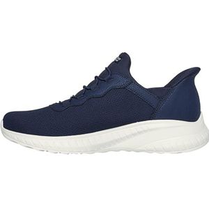 Skechers Heren Bobs Squad Chaos Daily Hype Slip-On, Donkerblauw, 41 EU