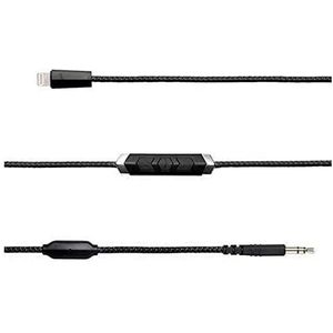 V-Moda SpeakEasy DAC/AMP 3-knops Lightning-kabel, zwart