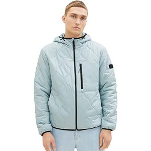 TOM TAILOR-denim Denim gewatteerde herenjas met capuchon