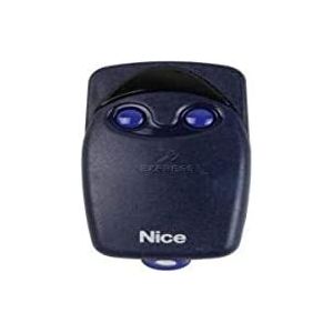 Nice - Flo2 – afstandsbediening voor poort, 2 toetsen, 433,92 MHz, vaste code, vervangt ook Flo1 Flo2 afstandsbedieningen (schakelaars)