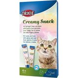 TRIXIE Creamy Snacks voor katten, 15 g (6 stuks)