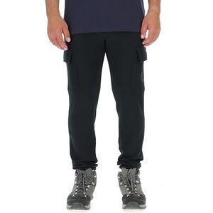 JEEP O102896-B000 J Cargotrainingsbroek voor heren, ster, kleine print op zijzak, J23W, zwart, S