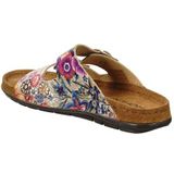Rohde Alba klassieke sandalen voor dames, zomerschoenen, pantoffels, kurk-voetbed, Goud 29, 38 EU