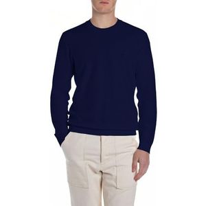 Replay - Herentrui - Stone Blue - Normale Pasvorm - Ronde Hals - Katoen