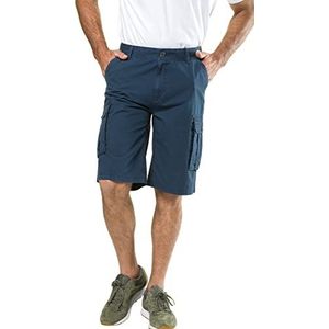 JP 1880 Heren Big & Tall Eco Vriendelijke Chino Shorts Midnight Blue 58 717028 79-58, Middernacht Blauw, 64