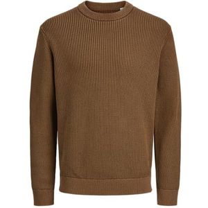 JACK & JONES Jjtanaka Knit Crew Neck, Monks Robe, XL