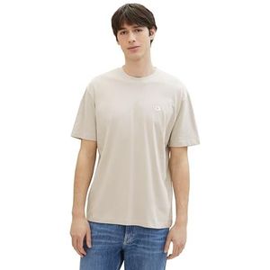 TOM TAILOR Denim T-shirt voor heren, 11754 - Light Dove Grijs, XXL