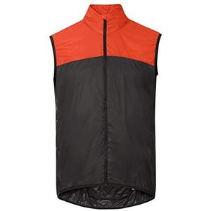 VAUDE Matera Air Vest, ultralicht windvest voor heren, waterafstotend vest voor racefiets, winddicht sportvest, reflecterend