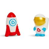 Munchkin Galaxy Buddies waterdichte lichtgevende badspeelgoedset - astronaut & raket 011229, meerkleurig