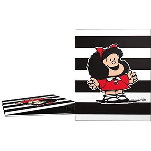 Grafoplás 88141948-carpeta ringen A4 strepen Mafalda, 4 ringen, 25 mm