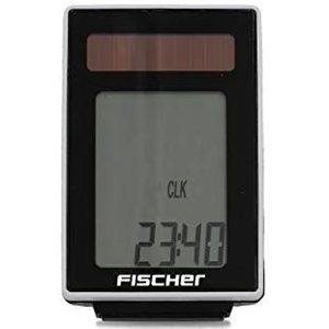 Fischer 50398 Fietscomputer, volwassenen, uniseks, zwart, normaal
