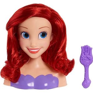 Disney Princess Ariel kappershoofd Mini 14 cm met haarborstel voor stylingplezier, vanaf 3 jaar Just Play
