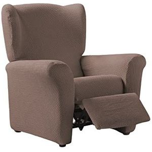 Zebra Textil - Z51 - elastische hoes relaxstoel maat 1 zits (standaard), kleur terracotta
