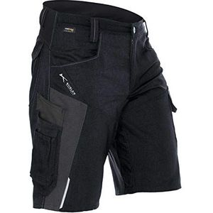 KÜBLER Workwear Shorts Bermuda heren, zwart/antraciet, 52