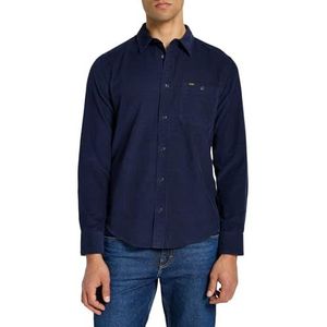 Lee heren leesure shirt, Real Indigo, XL