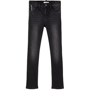 NAME IT Nkmtheo Dnmclas Pant Noos Jeans uniseks-kind, Zwarte spijkerstof, 160