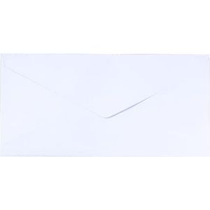 Vaessen Creative Grote rechthoekige Florence enveloppen voor wenskaarten, wit, set van 25, bijpassende kaarten beschikbaar