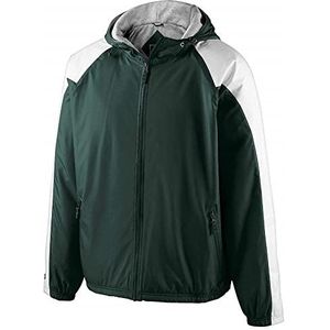 Holloway Sportswear Homefield Jacket M Dark Green/White