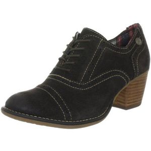 s.Oliver Casual veterschoenen voor dames, Bruin Braun Mocca 304, 39 EU