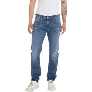 Replay Heren Jeans Comfort fit Straight Leg Rocco, 009, medium blue, 30W x 34L