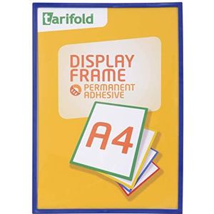 Tarifold Fr 194881 ID-lijst, documentenhouder, A4, permanente lijm, vast frame, blauw (1 stuk)