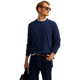 bugatti - 7400-85510D - Pull - Blauw marine - Basic Essentials - Coton