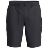 Bermuda - Zwart - Katoen - Met Riemlussen en Steekzakken