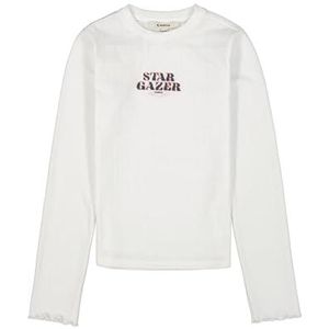 Garcia Kids T-shirt met lange mouwen voor meisjes, gebroken wit (53), 146 cm