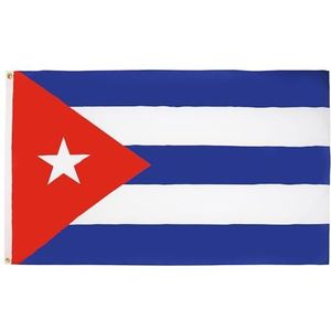 Cuba Vlag 90x60 cm - Cubaanse vlaggen 60 x 90 cm - Banner 2x3 ft Hoge kwaliteit - AZ FLAG