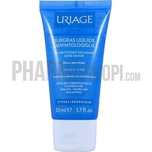 Uriage - Hygiène Extra-Rich - Dermatologische Gel - 50 ml - Reinigingsgel voor Gezicht en Lichaam