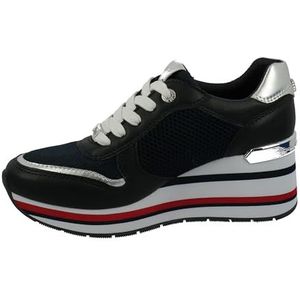TOM TAILOR Dames 1195402 Sneakers, Navy Silver, 40 EU