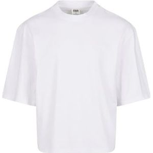 Urban Classics Heren T-Shirt Organic Oversized Cropped Tee White M, wit, M