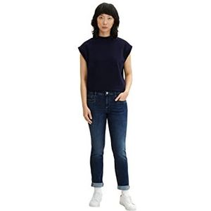TOM TAILOR Dames Alexa Slim Jeans 1034218, 10120 - Used Dark Stone Blue Denim, 34W / 30L