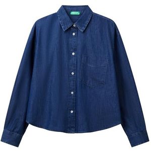 United Colors of Benetton Overhem, Blauw, L