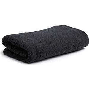 möve Superwuschel handdoek, 100% katoen, donkergrijs, 50 x 100 cm