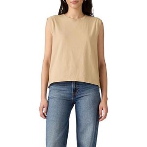 LEVI'S - Boxy T-shirt - Beige - Katoen