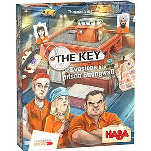 HABA - The Key – Strongwall gevangenis ontsnappingen �– gezelschapsspellen – onderzoeksspellen – 12 jaar en ouder – 306844, kleurrijk