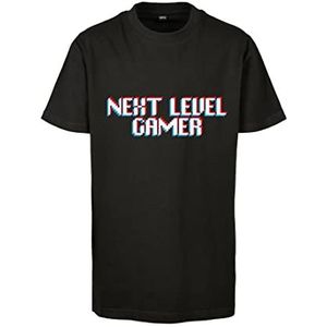 Mister Tee Kids Next Level Gamer Tee Black 158/164 T-shirt voor jongens, Zwart, 158/164 cm